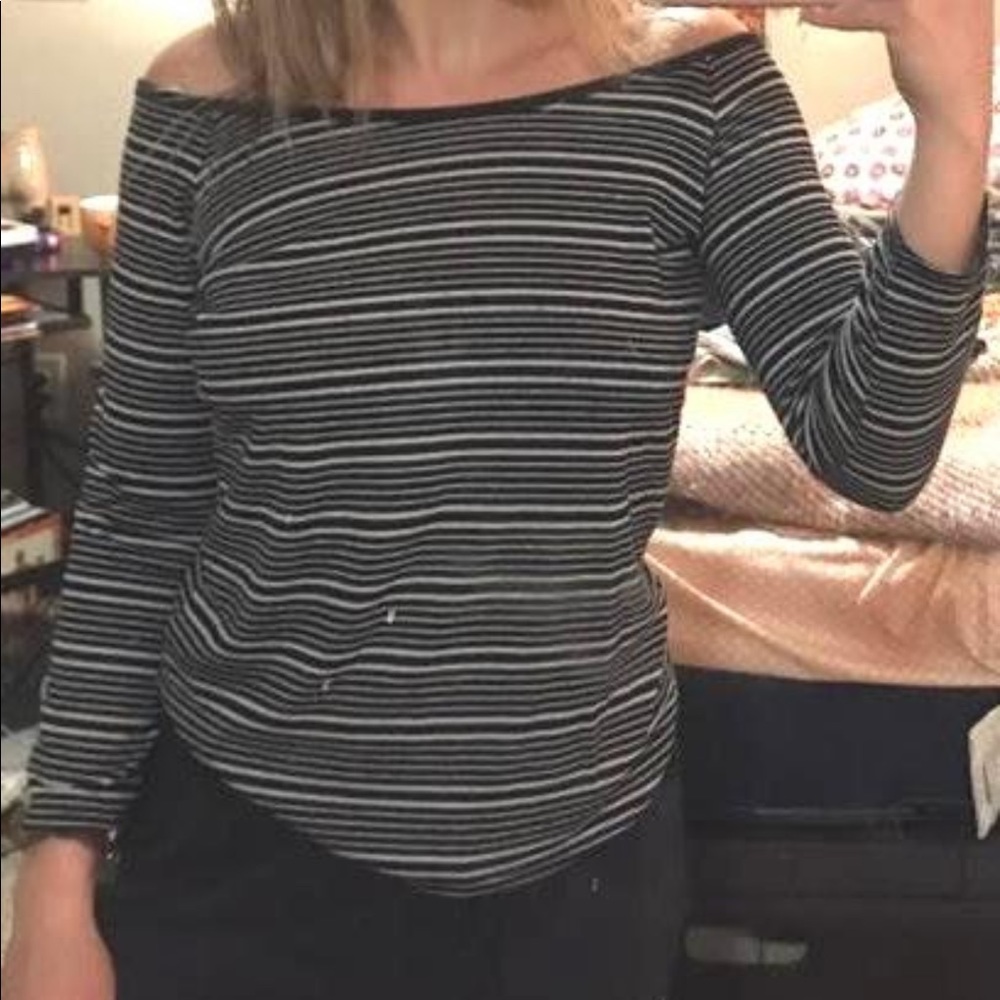Black and White Stripped Shirt